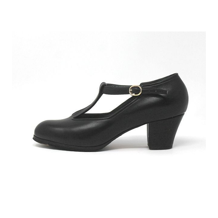 Sandalia 36 AA Leather Black Cubano 5 Covered 1322