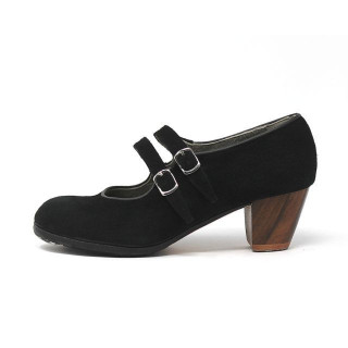 Manuela 36 A Suede Black Cubano 5 Exposed 4898