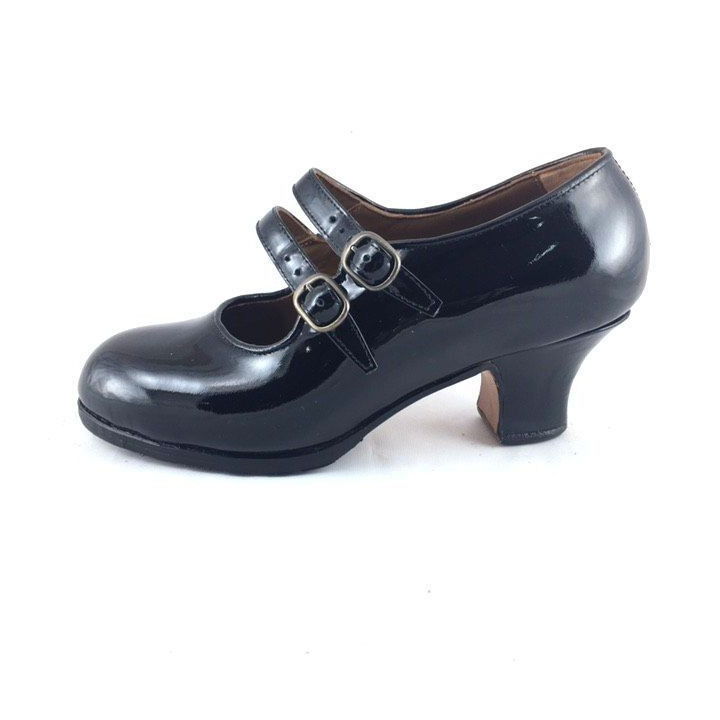 Manuela 33 AA+PR Patent Leather Black Carrete 5 Covered 2544