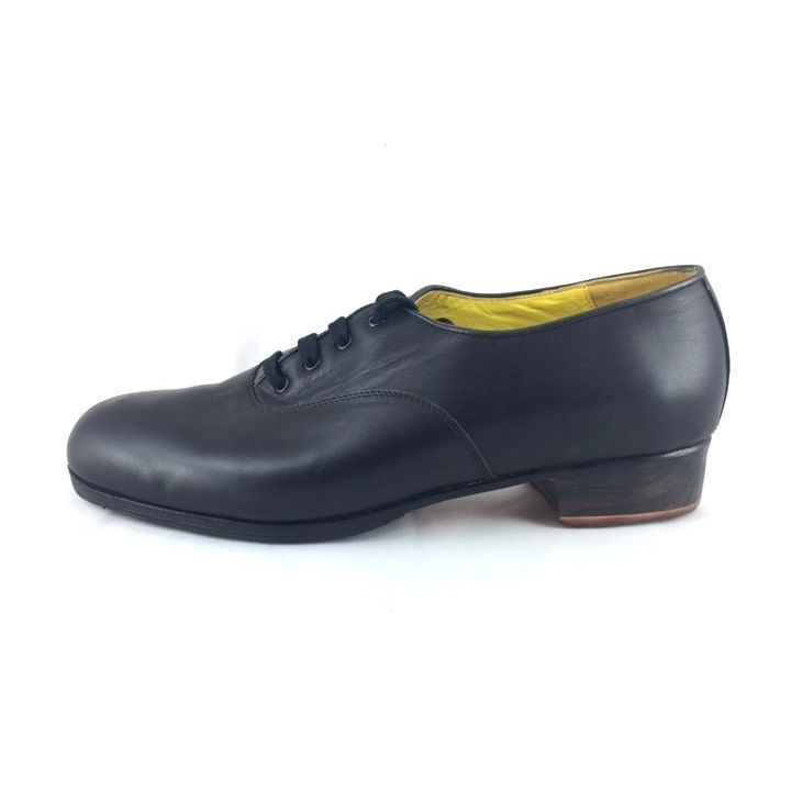Carácter 44,25 A Leather Black Flat Heel Exposed 4618