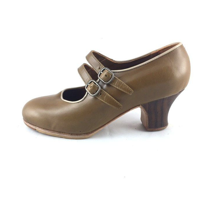 Manuela 34 A Leather Kaki/Beige Carrete 5 Exposed 2866