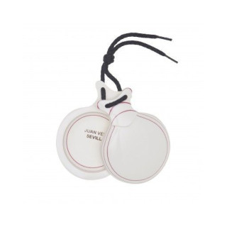 Del Sur Castanets: Capricho BLANCO. VETEADO ROJO. Nº5 REF.2116351