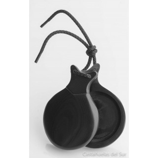Del Sur Castanets: Cloth Black. Nº3