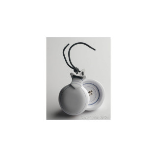 Del Sur Castanets: Capricho BLANCO. VETEADO AZUL. DOBLE CAJA. Nº7 REF.