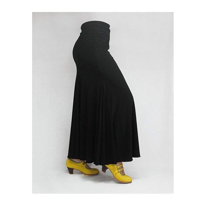 QToma Skirt Básica 3 Godet Black