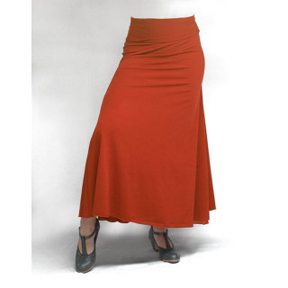 QToma Skirt Básica 3 Godet Coral