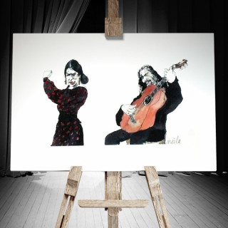 Flamenco Paintings 21x15