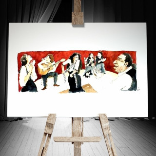 Flamenco Paintings 16x48