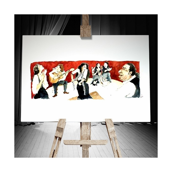 Flamenco Paintings 16x48