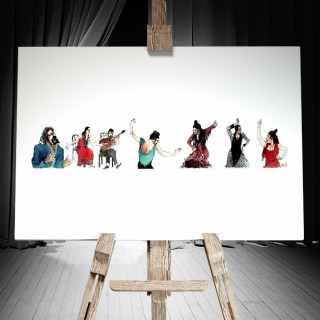 Flamenco Paintings 11x48