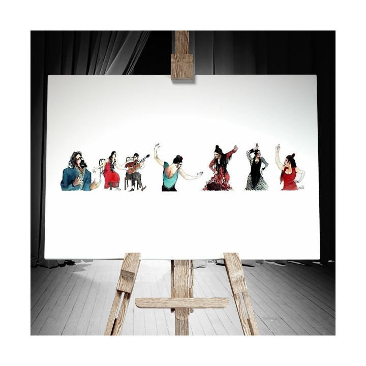 Flamenco Paintings 11x48