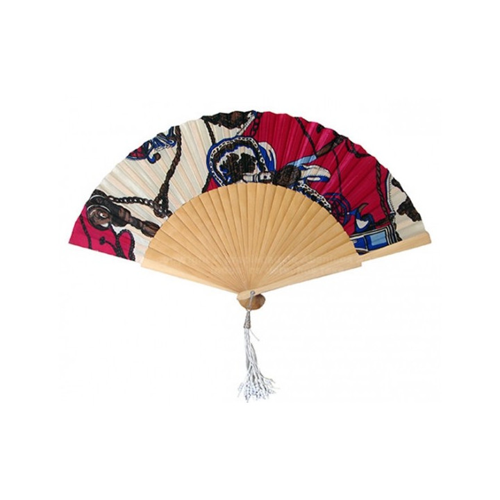 Fan: Natural Wood Multicolor Design 623/9