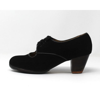 Carmela 36 A Suede Black Cubano 5 Exposed