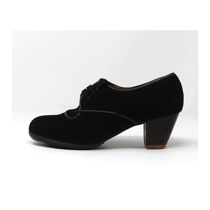 Carmela 36 A Suede Black Cubano 5 Exposed