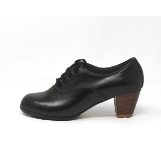 Chapín Woman 38,5 A Leather Black Cubano 5 Exposed