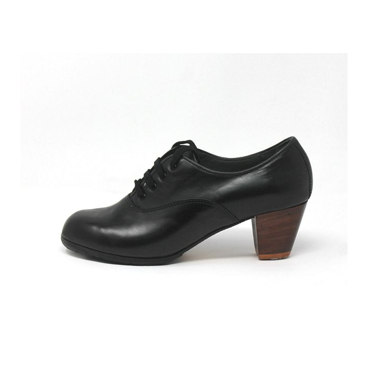 Chapín Woman 38,5 A Leather Black Cubano 5 Exposed