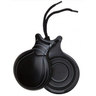 Del Sur Castanets: FIBRA NEGRA VETEADA BLANCA, DOBLE CAJA, Nº7 REF.114