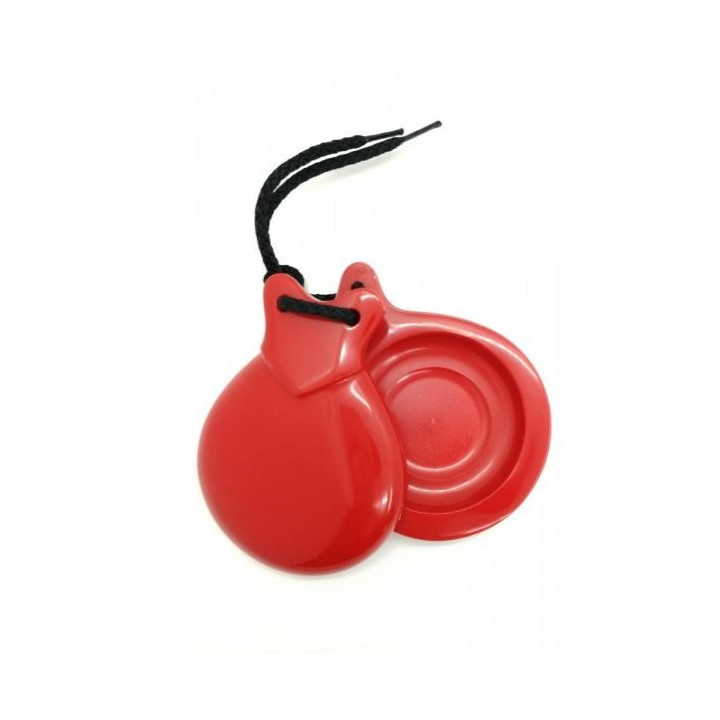 Del Sur Castanets: FIBRA CONCIERTO ROJO Nº4, DOBLE CAJA. REF. 1222424