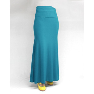 Marina Solid Skirt 3 Godet - Size M Blue