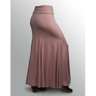 Marina Solid Skirt 3 Godet - Size M Light Pink