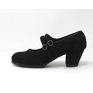 Manuela 34 A Suede Black Cubano 5 Covered