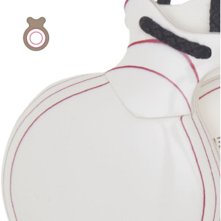 DEL SUR CASTANETS: CAPRICHO BLANCO VEREADO ROJO Nº5, DOBLE CAJA