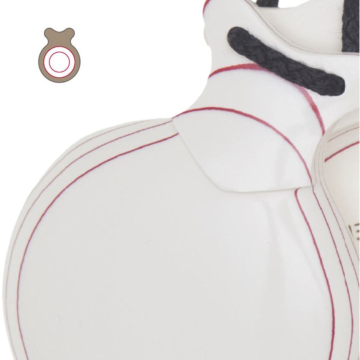 DEL SUR CASTANETS: CAPRICHO BLANCO VEREADO ROJO Nº5, DOBLE CAJA