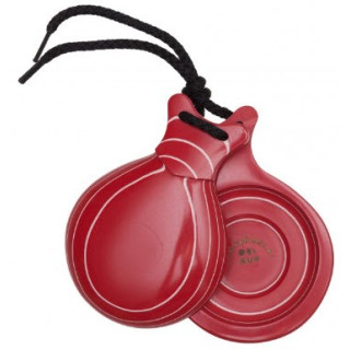 DEL SUR CASTANETS: VIDRIO ROJO VETEADO BLANCO Nº5, DOBLE CAJA