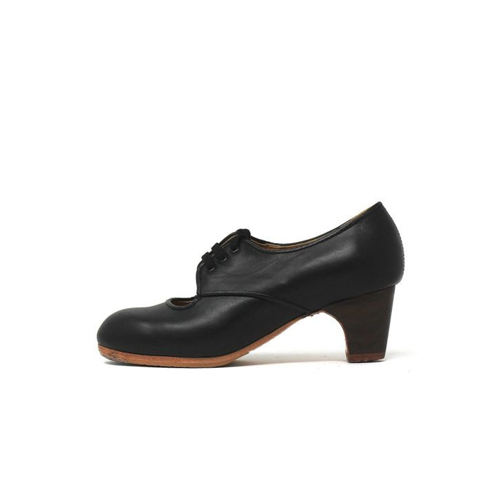 Carmela 36,5 AA Leather Negro Clásico 5 Exposed (Rubber Soles Beige) 7