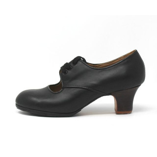 Carmela 37,5 AA Leather Black Carrete 5 Exposed 7271
